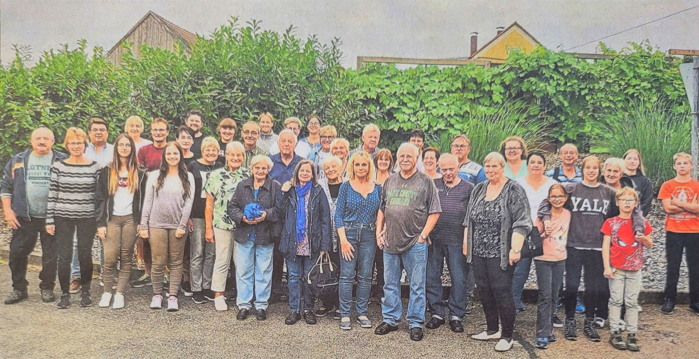 Gruppenbild Ausflugsfahrt nach Bamberg