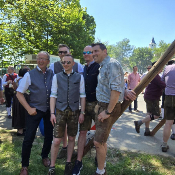 Foto mit zweiten Bürgermeister