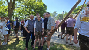 Foto mit zweiten Bürgermeister