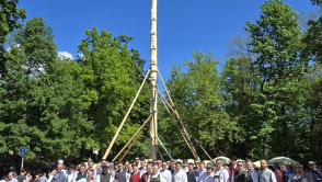 Gruppenfoto Maibaumaufsteller