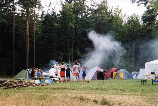 2001 - Trachtenjugend - Zeltlager in Pfaffenöd